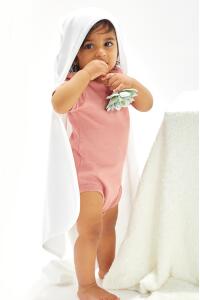 Produktfoto Babybugz weißes Baby Kapuzenhandtuch aus Bio-Baumwolle